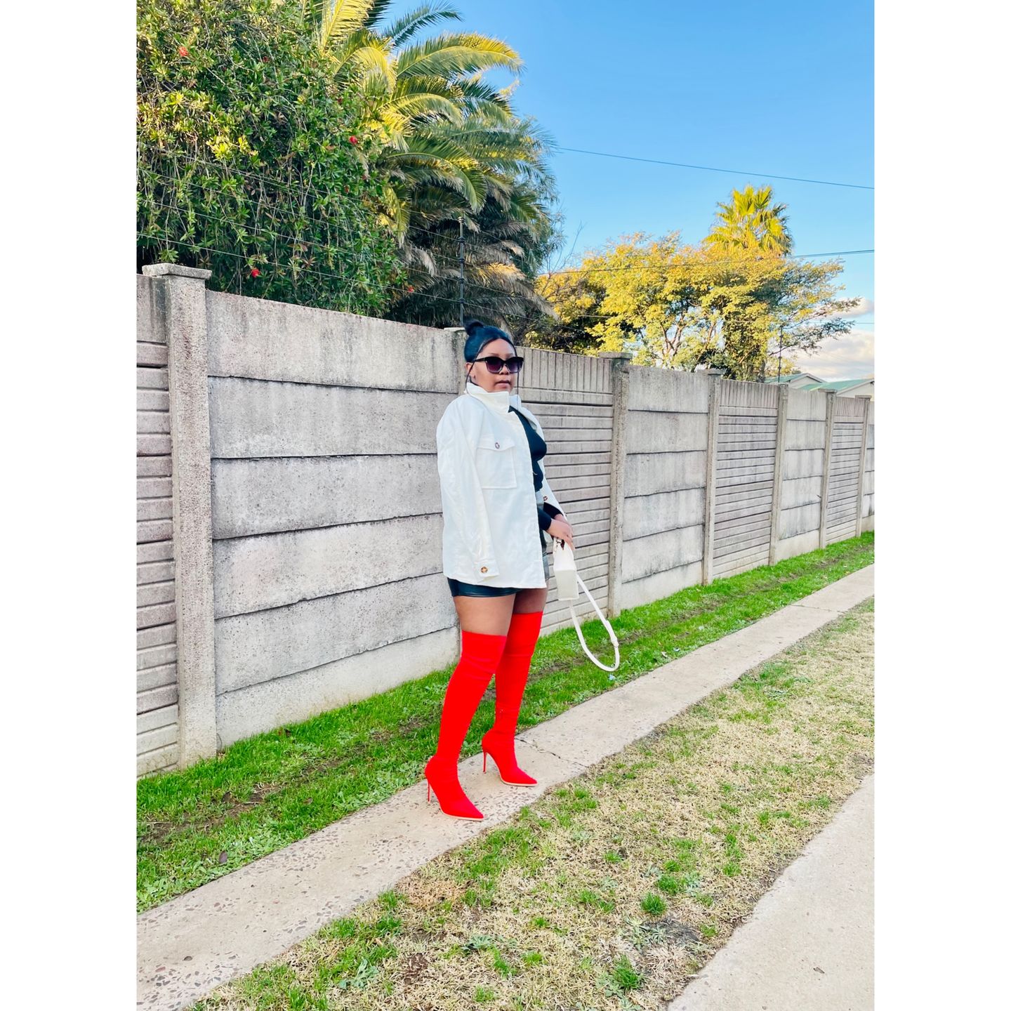 pointed thigh high boots